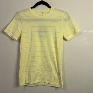 Everlane Yellow Striped Tee